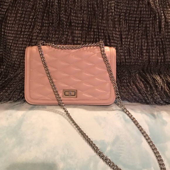Express purse.Silver hardware .nude w/ pink tones - Picture 8 of 8